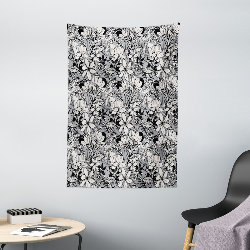 Frangipani Mimosa Lotus Tapestry