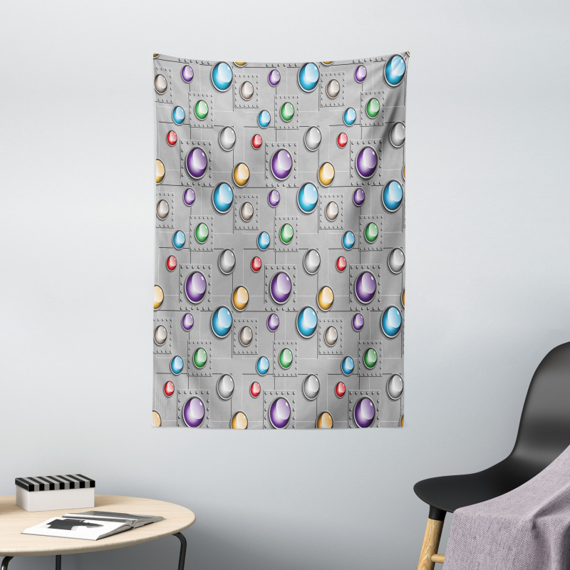 Industrial Vivid Spots Tapestry