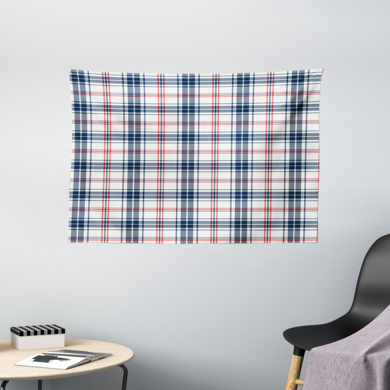 British Country Pattern Wide Tapestry