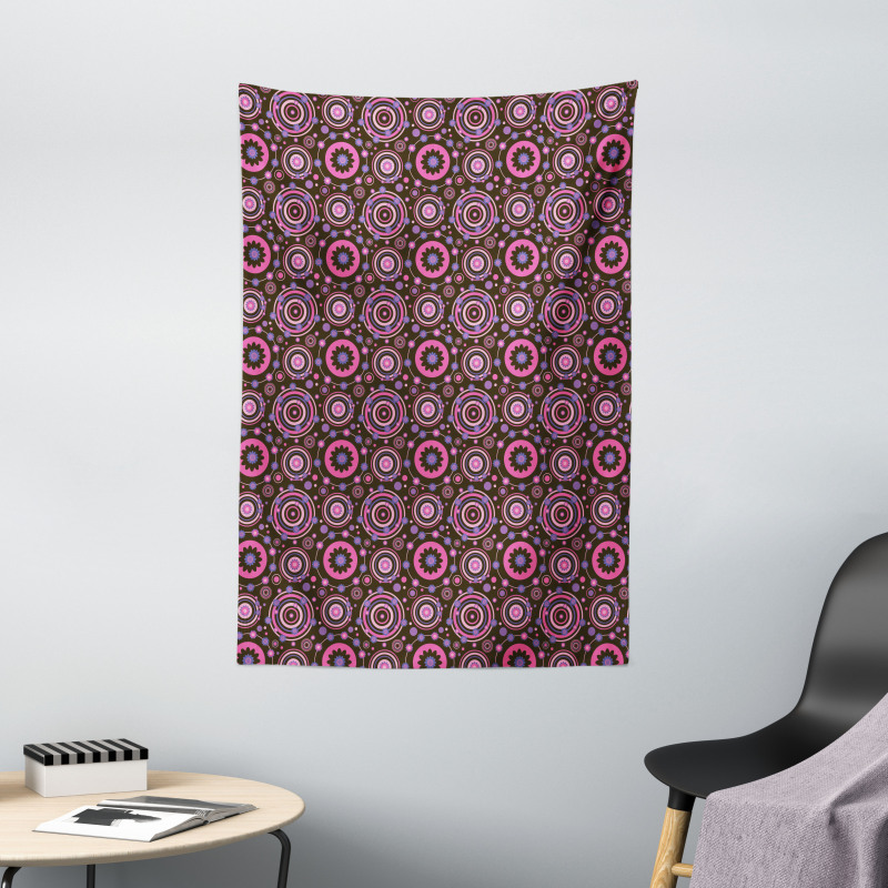 Hippie Flourishing Flowers Tapestry