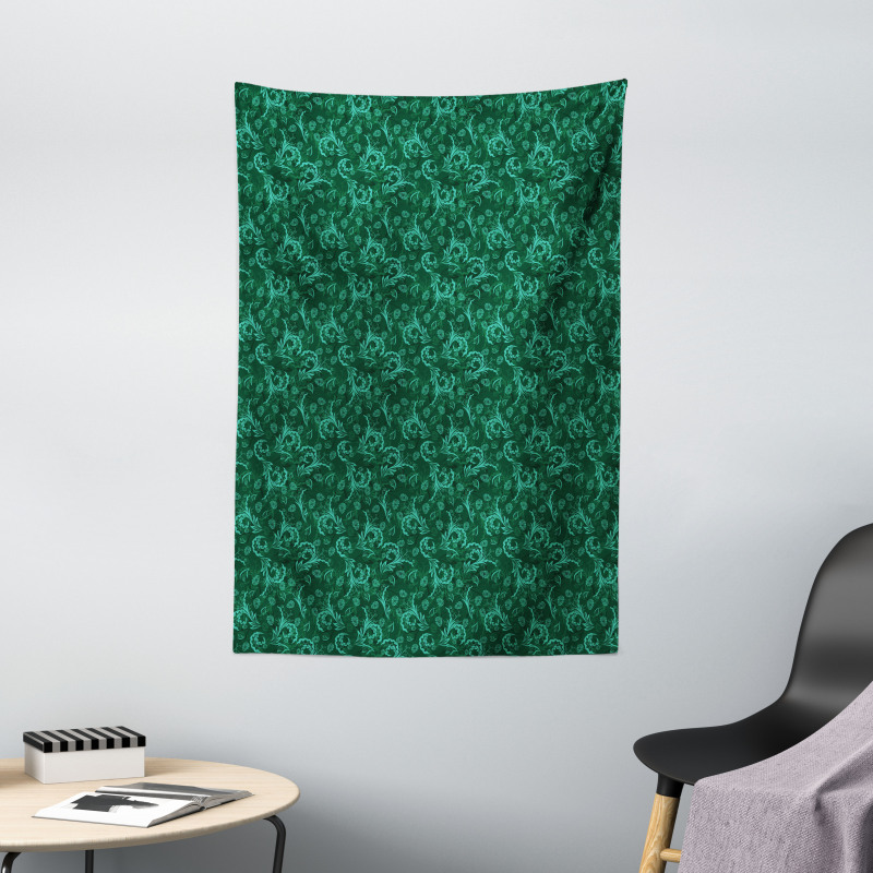 Blossoming Vivid Nature Tapestry