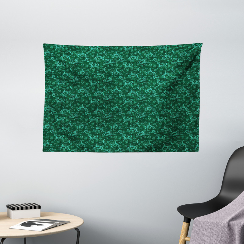 Blossoming Vivid Nature Wide Tapestry