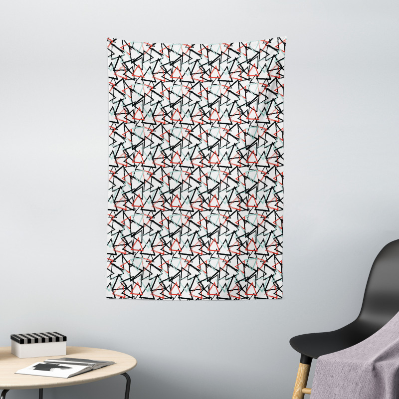 Retro Abstract Pattern Tapestry