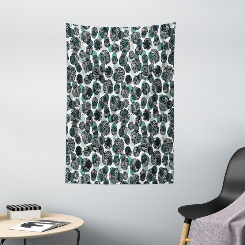 Abstract Dots Foliage Tapestry