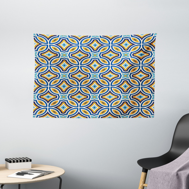 Moroccan Oriental Royal Wide Tapestry