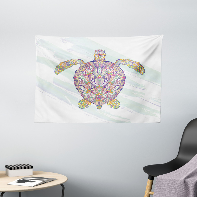 Shell of a Turtle Wide Tapestry