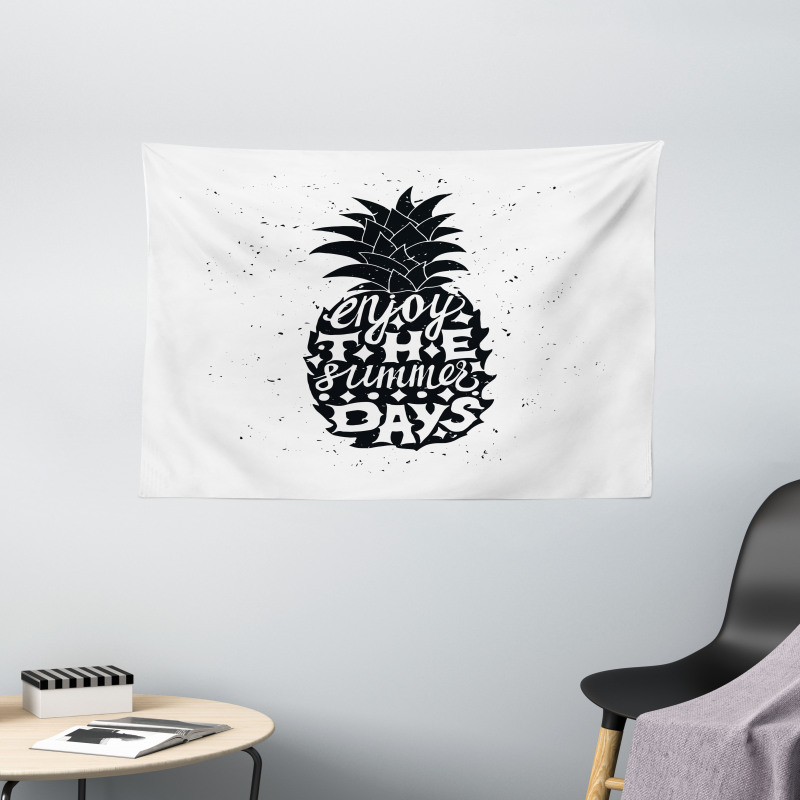 Pineapple Hawaii Fruit Wide Tapestry