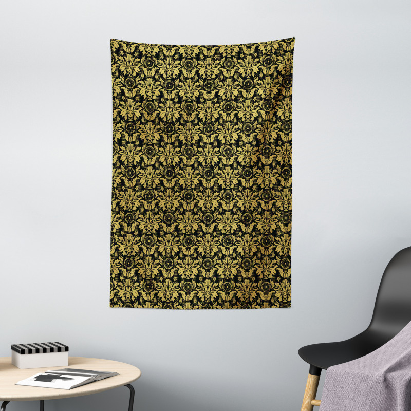 Antique Foliage Motifs Tapestry