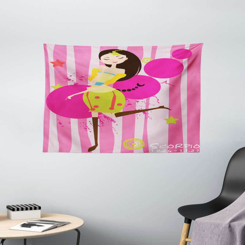 Birthday Girl Wide Tapestry