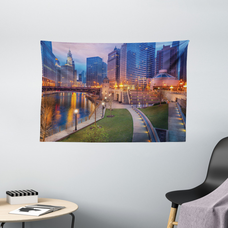 Cityscape Urban Wide Tapestry