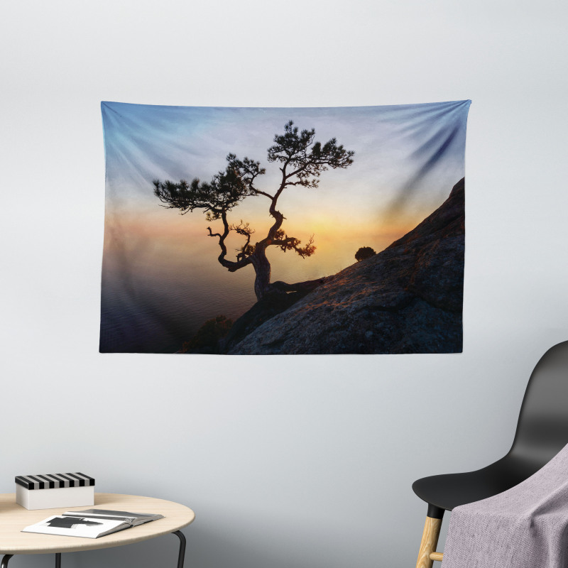 Picturesque Black Sea Wide Tapestry