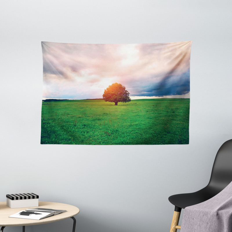 Idyllic Countryside Wide Tapestry