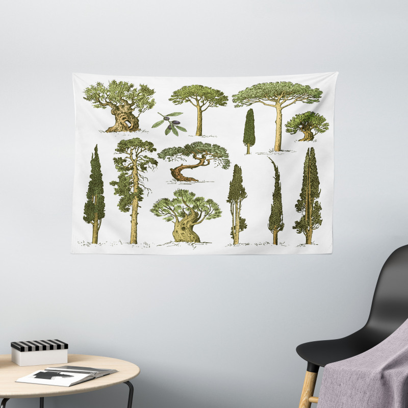 Forest Growth Ecology Wide Tapestry
