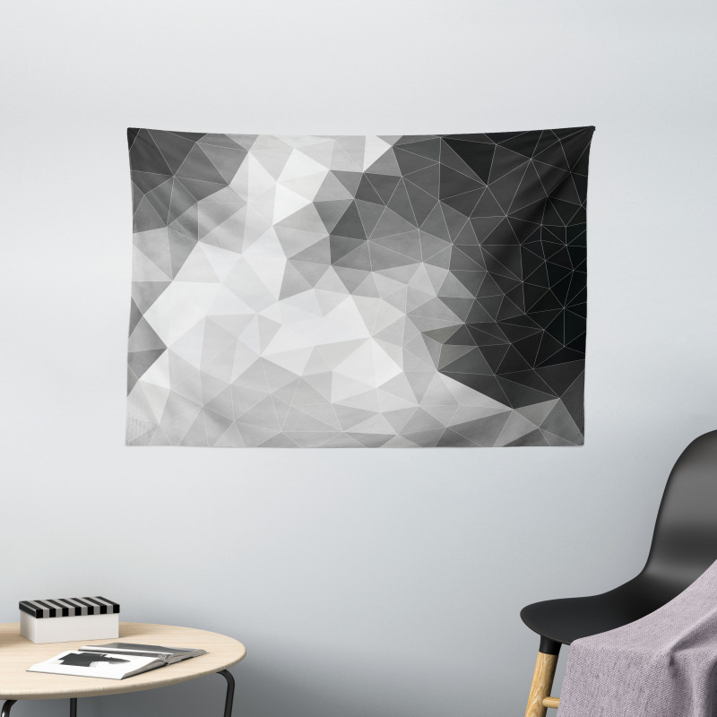 Polygon Triangle Wide Tapestry