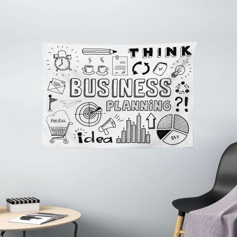 Business Planning Theme Wide Tapestry