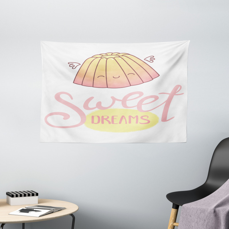 Sleeping Jelly Wide Tapestry