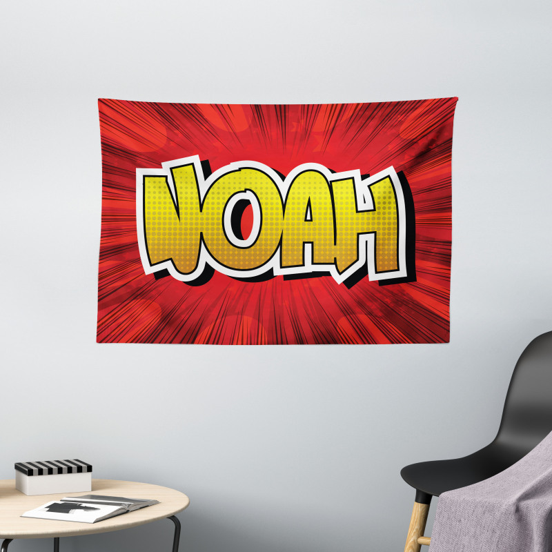 Common Teen Boys Name Wide Tapestry