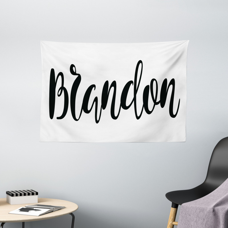 Widespread Name Pattern Wide Tapestry