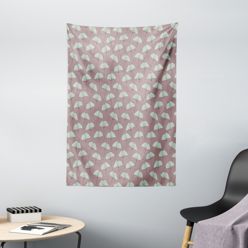 Ginkgo Leaves Retro Tapestry