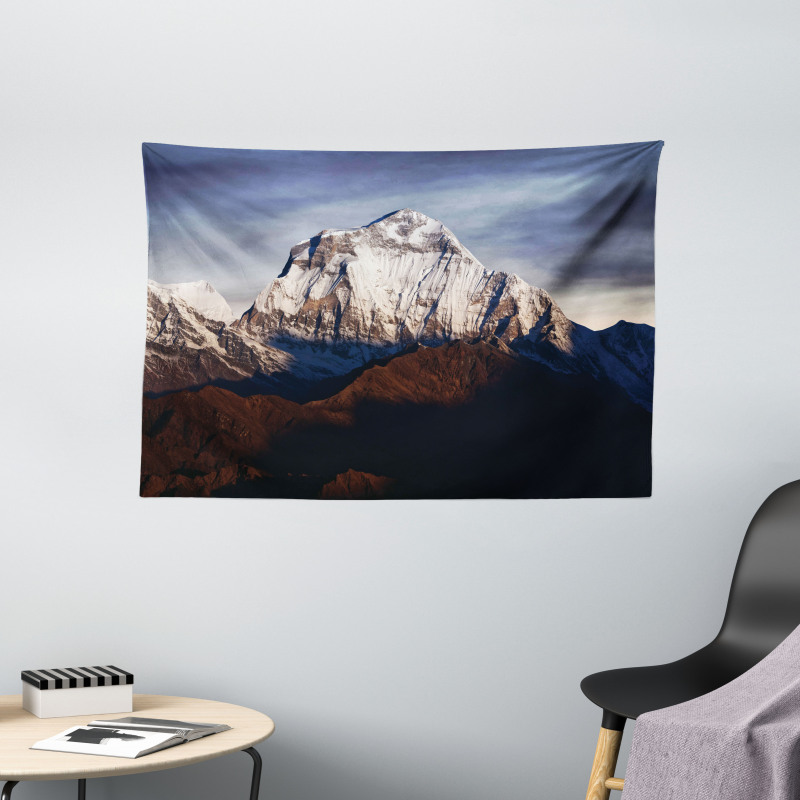 Panoramic Dhaulagiri Wide Tapestry