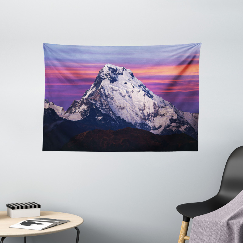 Himalayas in the Sunset Wide Tapestry