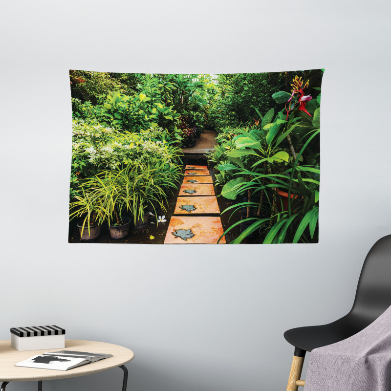 Tropical Growth Wide Tapestry