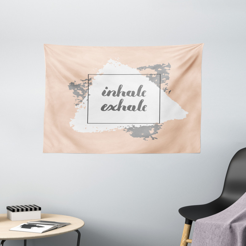 Pastel and Grunge Wide Tapestry
