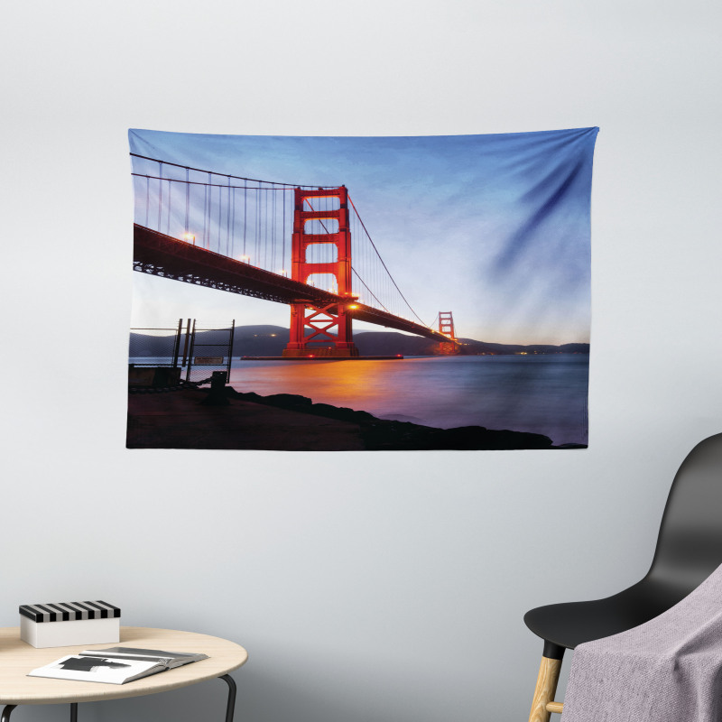 San Francisco Bridge Wide Tapestry