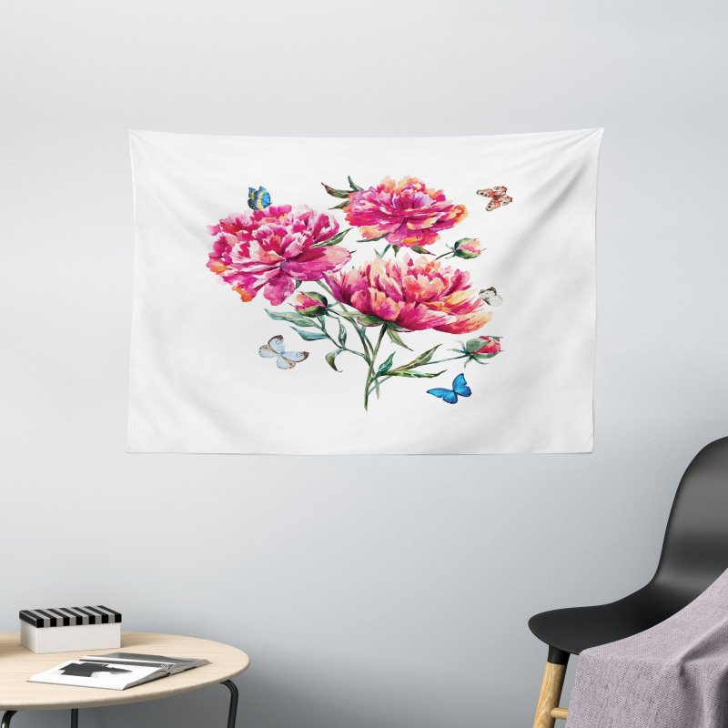 Carnation Bouquet Nature Wide Tapestry
