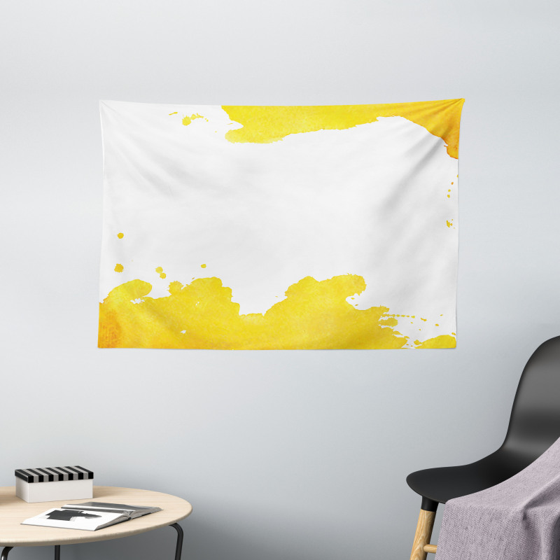 Watercolor Stain Wide Tapestry