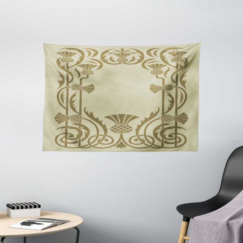 Botanical Exotic Wide Tapestry