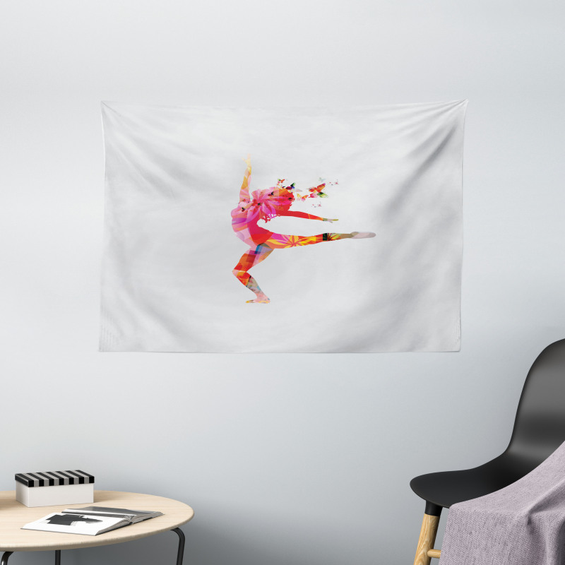 Fantasy Woman Dance Wide Tapestry