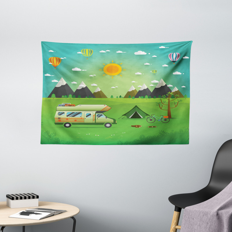 Outdoors Caravan Wide Tapestry