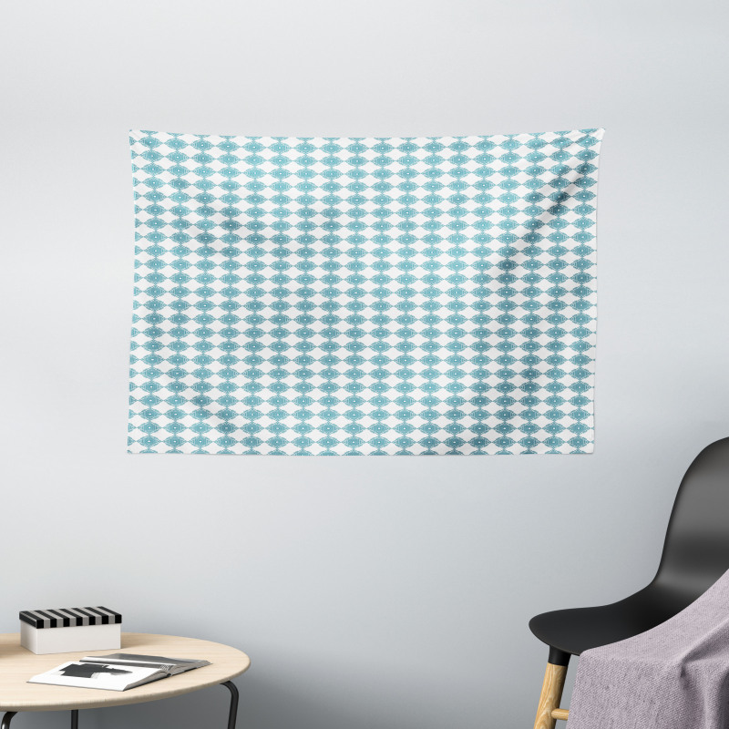 Interlacing Squares Wide Tapestry