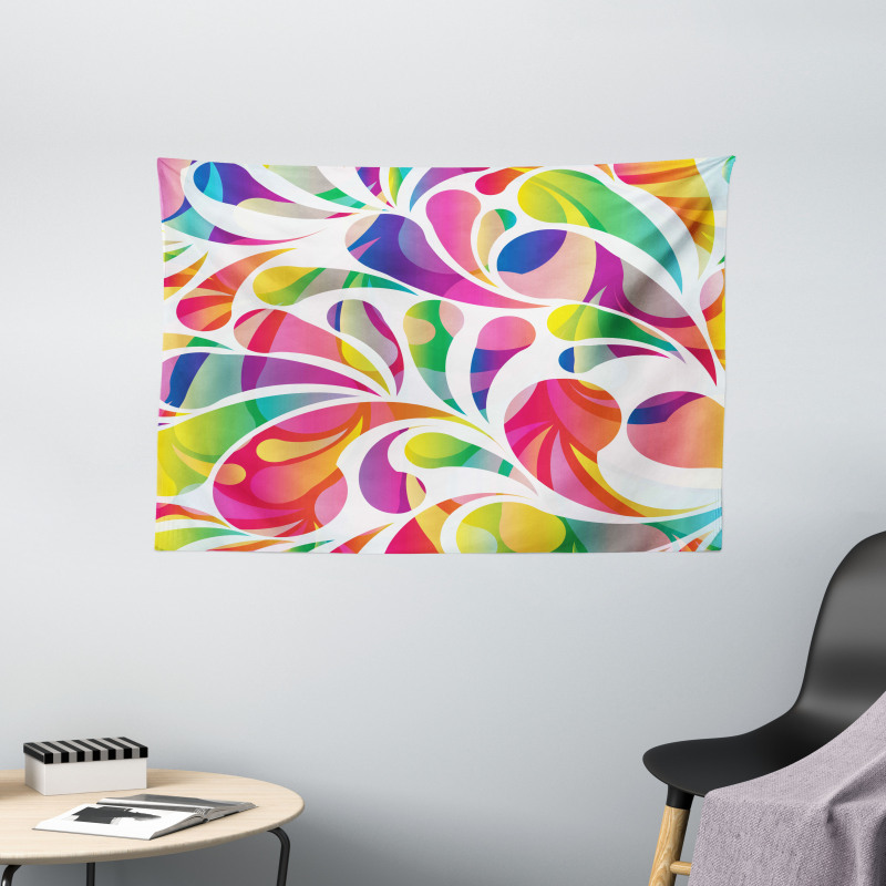 Abstract Arc-drop Wide Tapestry