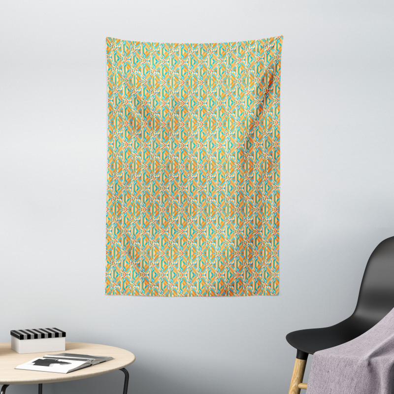 Stripes and Triangles Tapestry