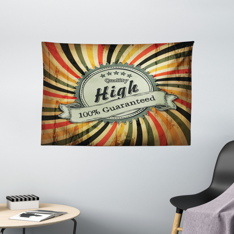 Grunge Lines Wide Tapestry