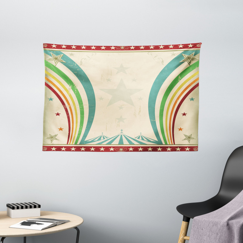 Circus Tents Wide Tapestry