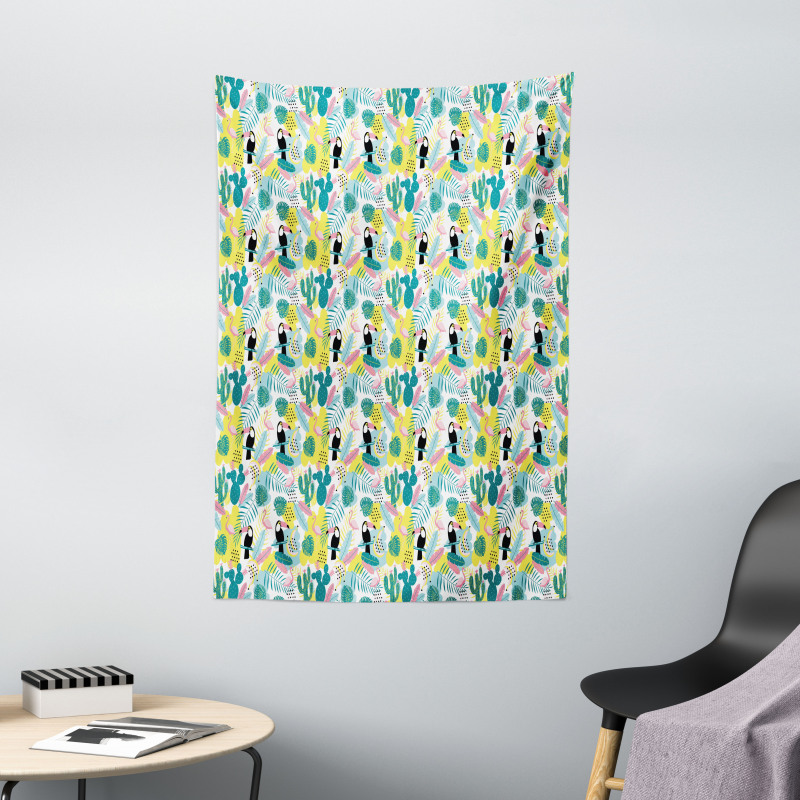 Aloha Nature Birds Art Tapestry