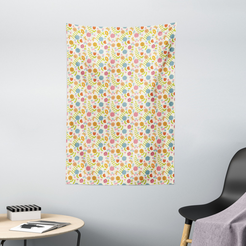 Cheerful Spring Theme Tapestry