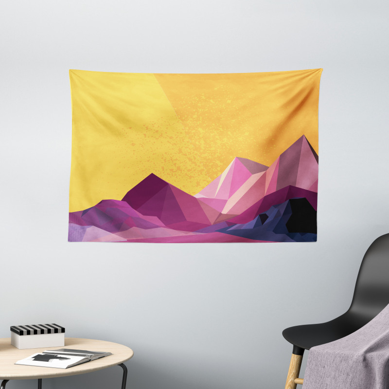 Countryside Modern Art Wide Tapestry