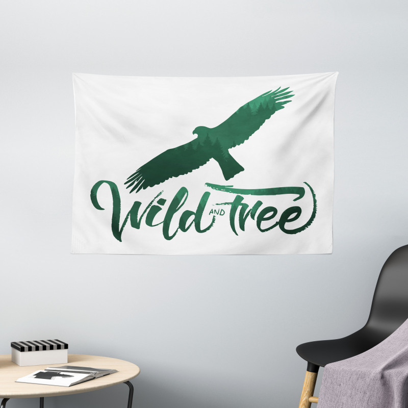 Wild and Free Wide Tapestry