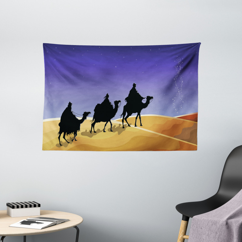 Christmas Star Timeless Wide Tapestry