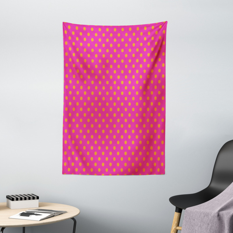 Polka Dots Design Tapestry