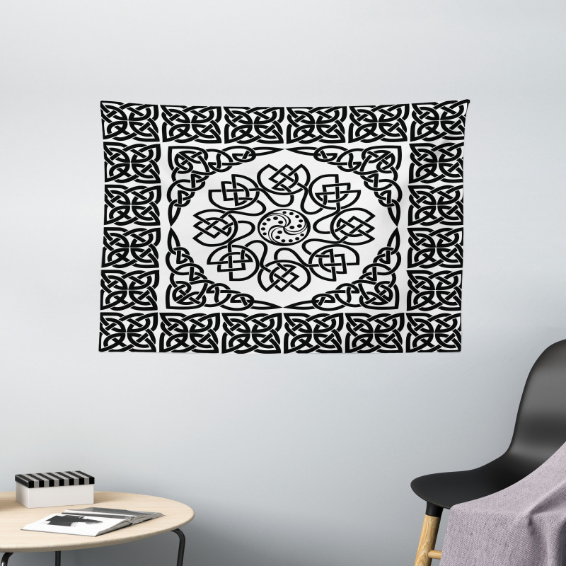 Filigree Abstract Knot Wide Tapestry