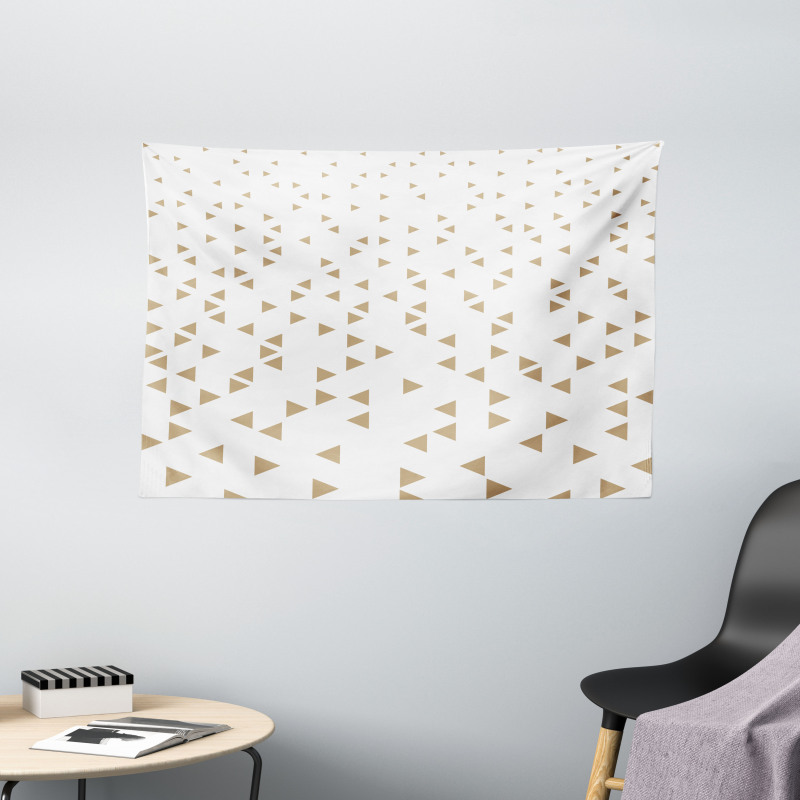 Triangle Composition Wide Tapestry