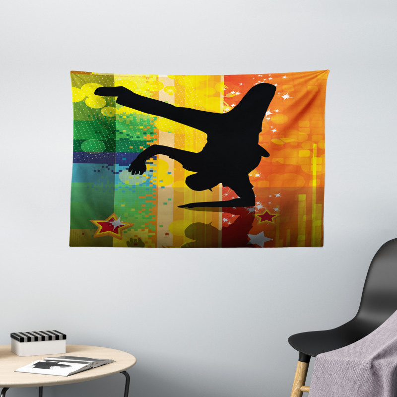 Breakdancer at Disco Wide Tapestry