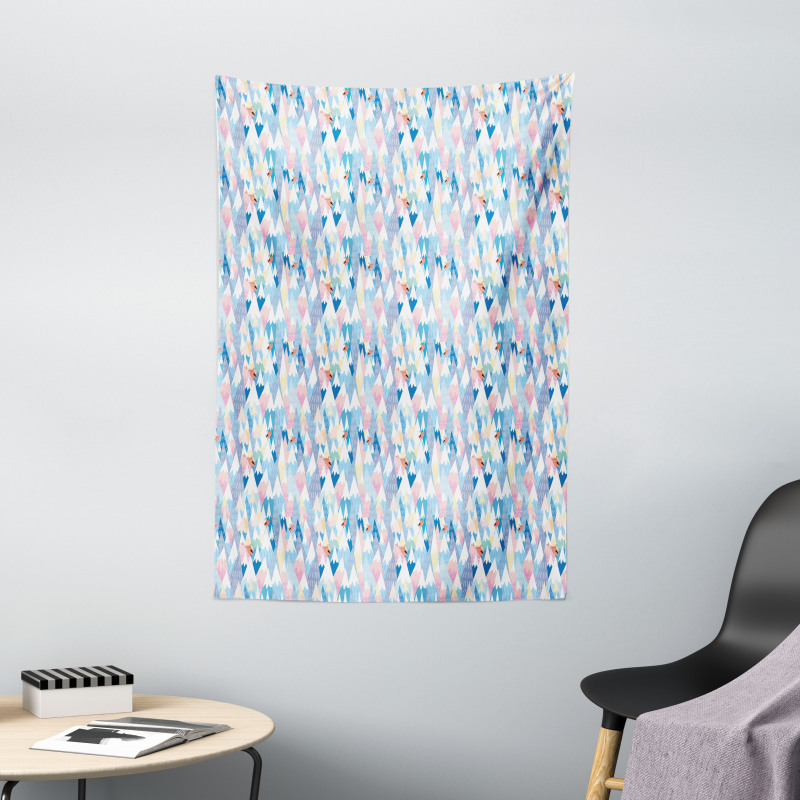 Birds on Mountain Peaks Tapestry