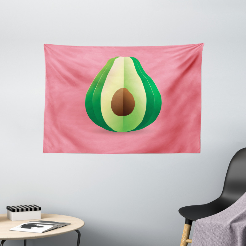 Fresh Healthy Avocado Wide Tapestry