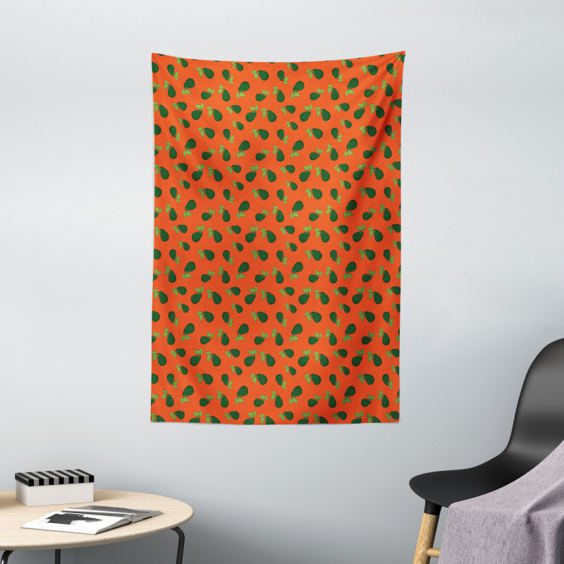 Comic Style Avocados Tapestry